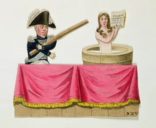 Caricature of the Constitutional Charter of 26th July 1830, c.1830
